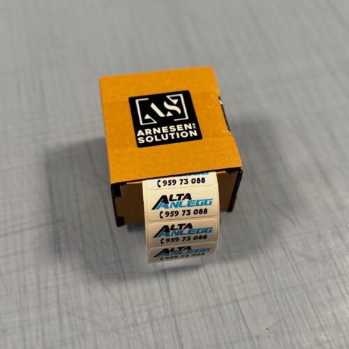 Verktøymerker med sterk lim