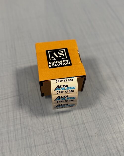 Verktøymerker med sterk lim