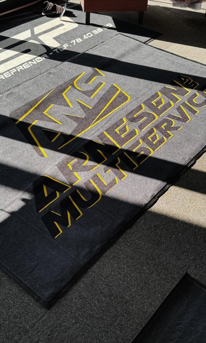 Gulvmatte med logo